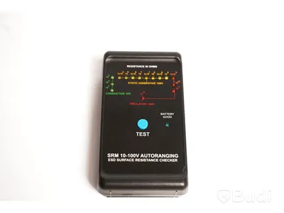 ESD Surface resistance checker, inkl skyddsväska. Begagnad.