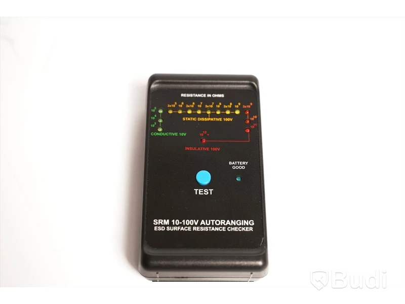 ESD Surface resistance checker, inkl skyddsväska. Begagnad.