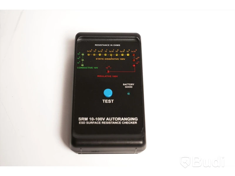 ESD Surface resistance checker, inkl skyddsväska. Begagnad.