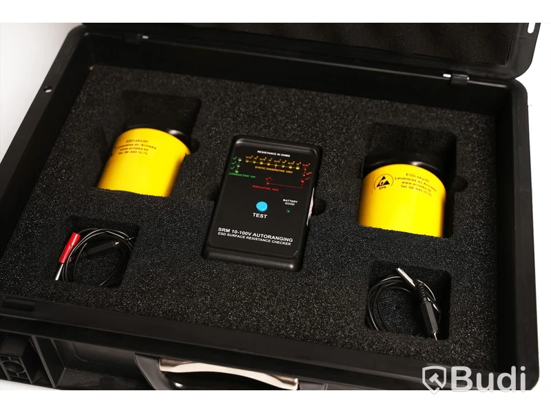 ESD Surface resistance checker, inkl skyddsväska. Begagnad.