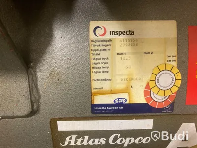 Kompressor Atlas Copco Airlet LE7 med tillhörande kyltork Zander