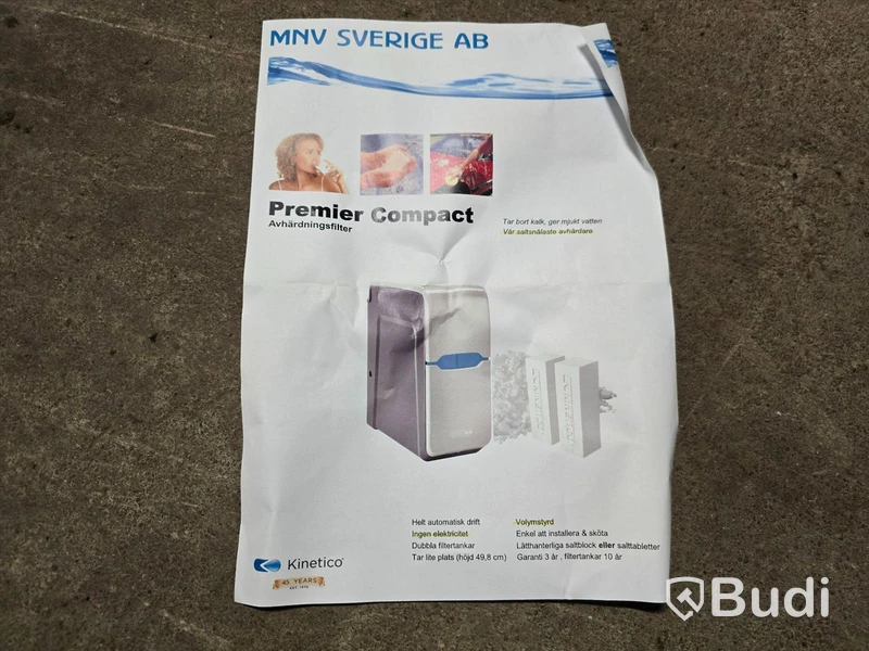 Avhärdningsfilter Kinetico Premier compact