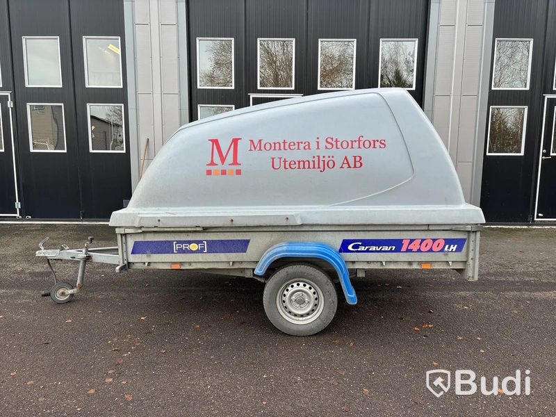 Obromsat kåpsläp Prof 1400LH | 2018
