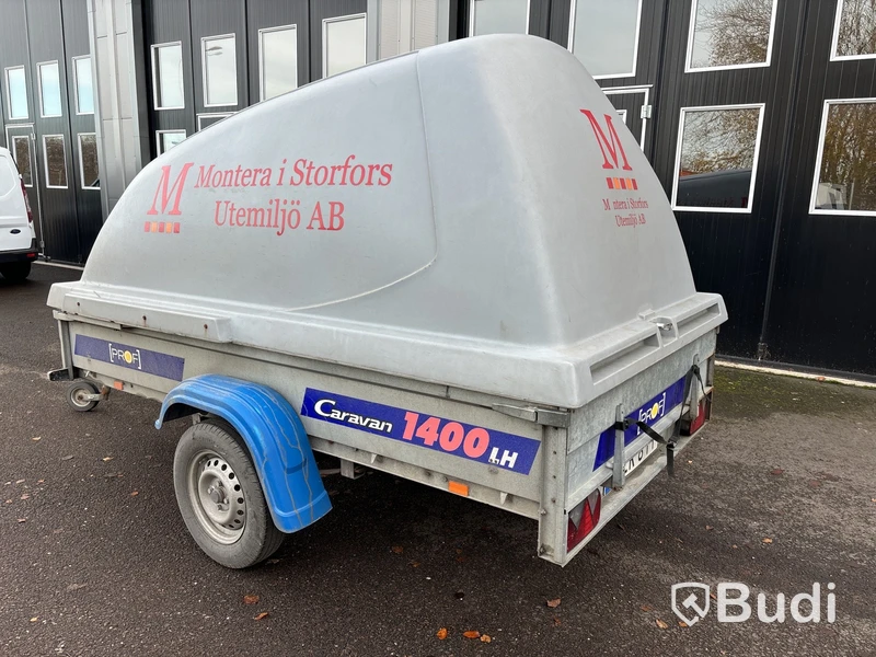 Obromsat kåpsläp Prof 1400LH | 2018