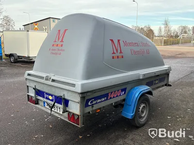 Obromsat kåpsläp Prof 1400LH | 2018
