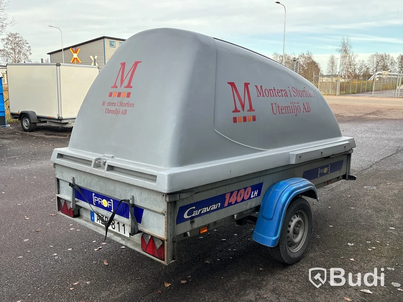 Obromsat kåpsläp Prof 1400LH | 2018