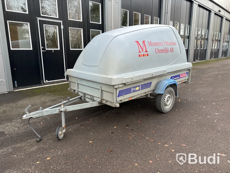 Obromsat kåpsläp Prof 1400LH | 2018