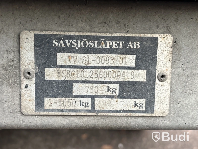 Bromsat grindsläp Sävsjösläpet SSEL750 | 2006