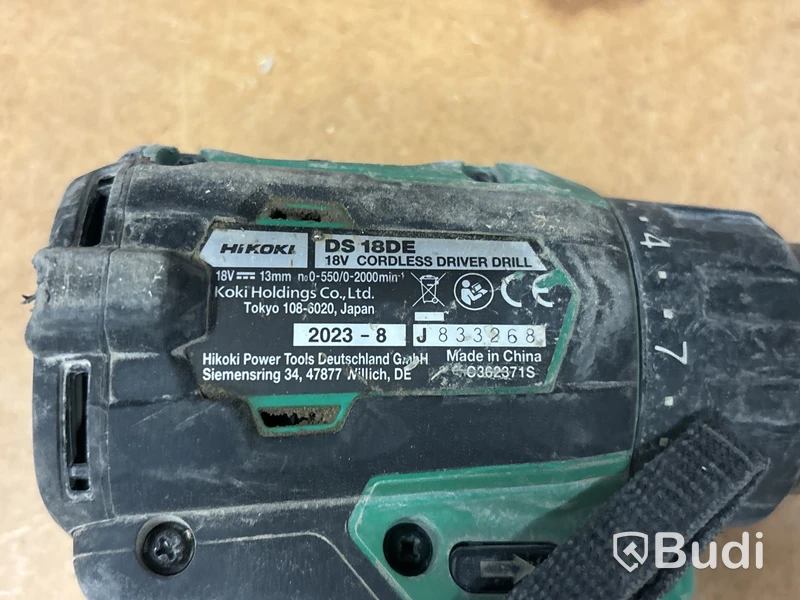 3 st batterimaskiner Hikoki