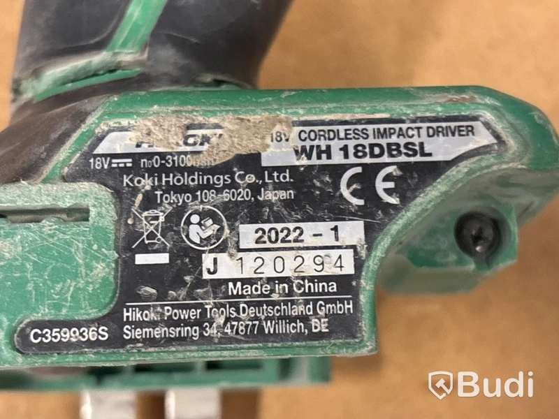3 st batterimaskiner Hikoki