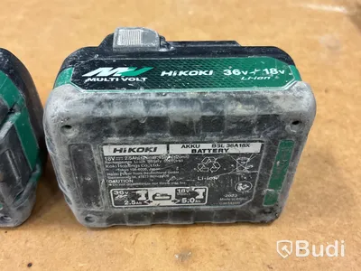 5 st batterimaskiner Hikoki