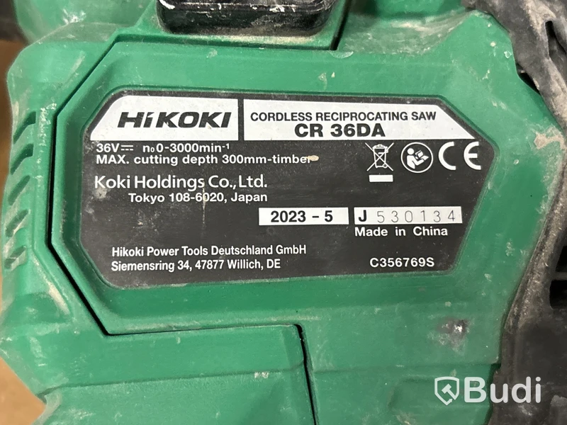 5 st batterimaskiner Hikoki