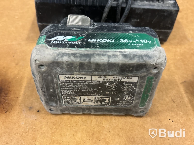 3 st batterimaskiner Hikoki