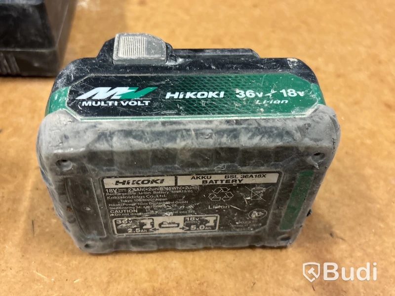 3 st batterimaskiner Hikoki