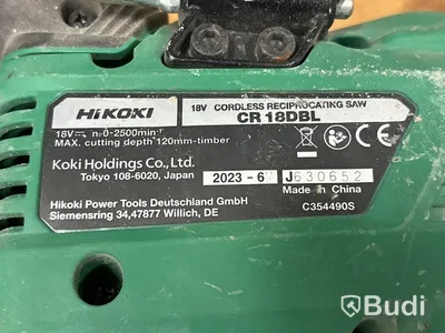 3 st batterimaskiner Hikoki
