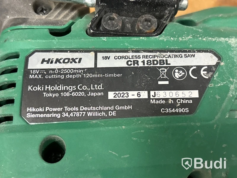 3 st batterimaskiner Hikoki