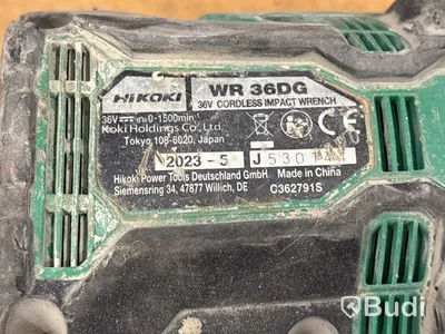 3 st batterimaskiner Hikoki