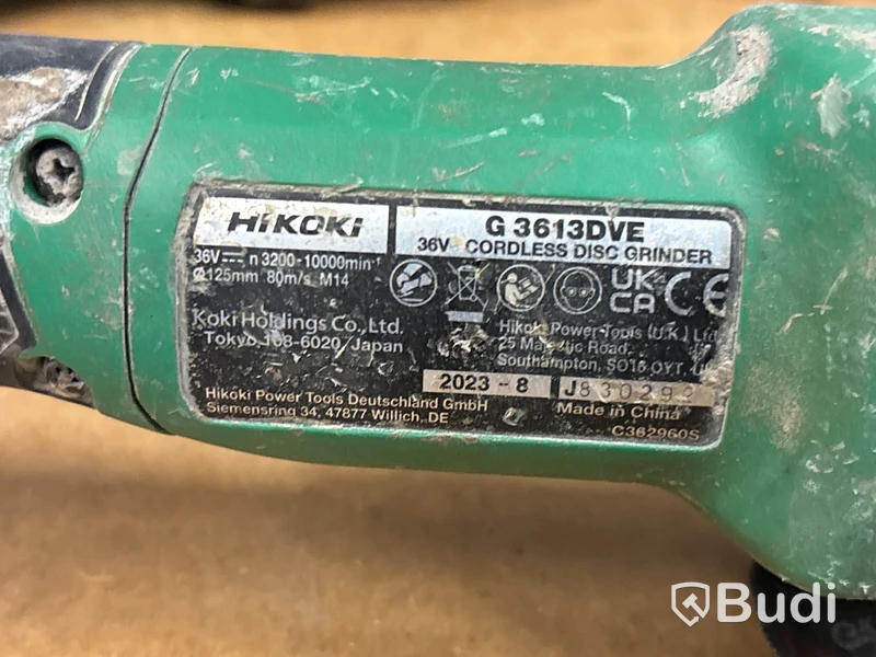 3 st batterimaskiner Hikoki