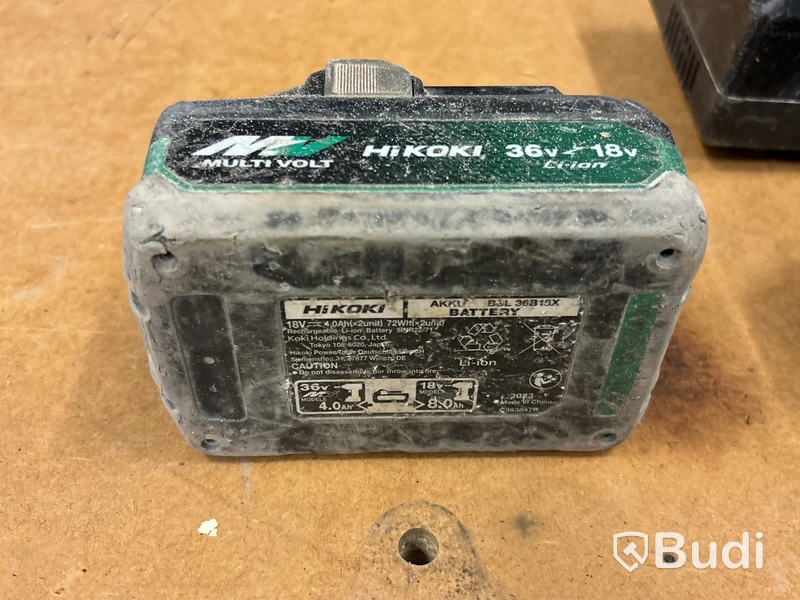 3 st batterimaskiner Hikoki