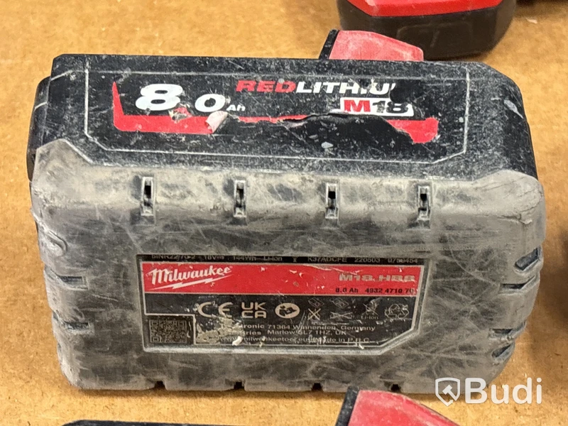 2 st batterimaskiner Milwaukee