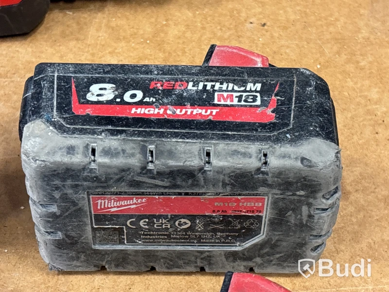 2 st batterimaskiner Milwaukee