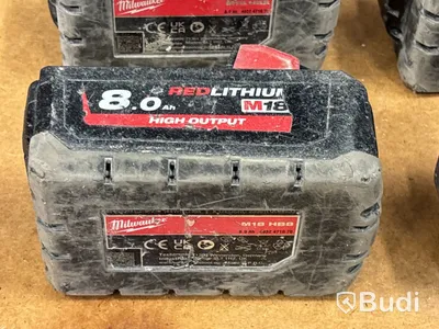 2 st batterimaskiner Milwaukee