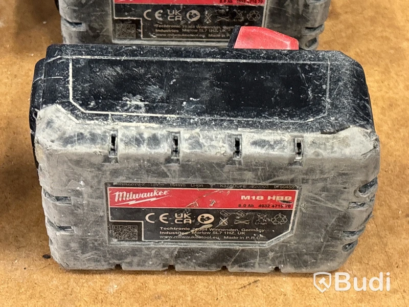 2 st batterimaskiner Milwaukee