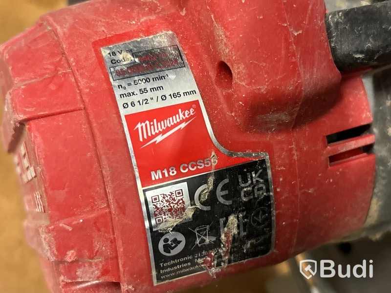 2 st batterimaskiner Milwaukee