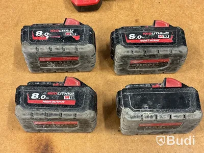 2 st batterimaskiner Milwaukee