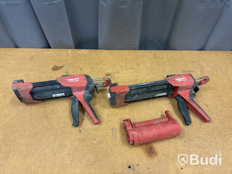 2 st injekteringspistoler Hilti HDM 330 & 500