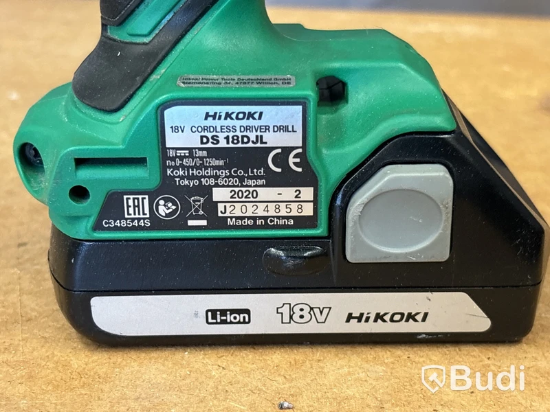 1 st batterimaskin Hikoki DS 17DJL