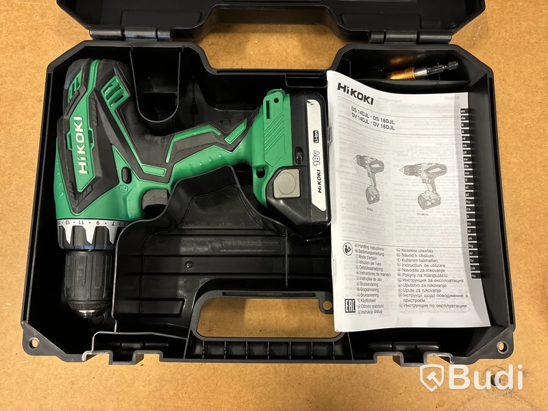 1 st batterimaskin Hikoki DS 17DJL