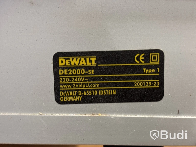 Fräsbord Dewalt DE2000