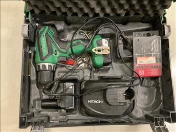 Hitachi Skruvdragare DS 10 DAL ink 2 batteier och laddare