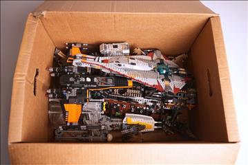 Diverse Lego Skepp (Star Wars, Pirates of the Caribbean)