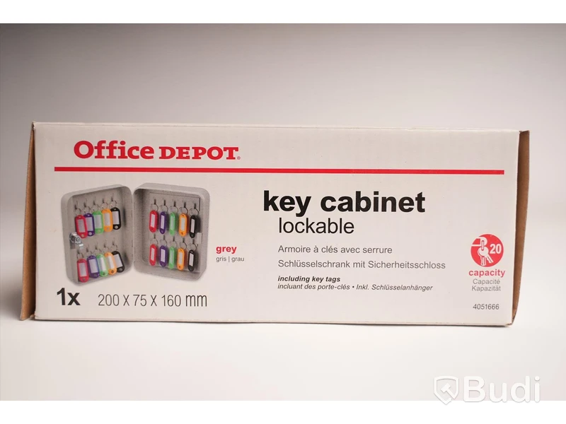 Nyckelskåp Låsbart, Office Depot