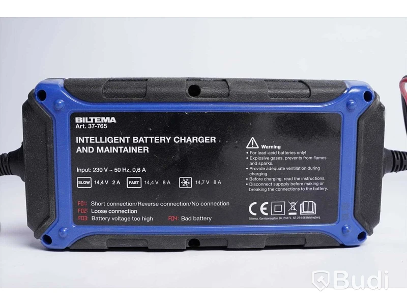 Batteriladdare - Intelligent Battery Charger Biltema.