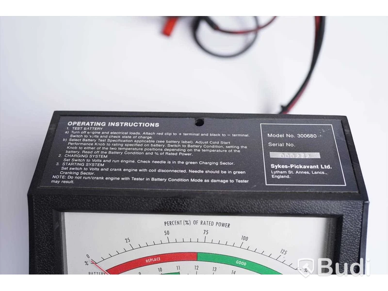 Batteritestare - SP Diagnostics 12v Battery Tester.