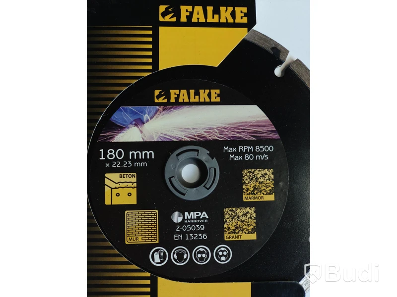 Diamantklinga 2st - Falke Diamantklinga 180mm. Ny, Obruten förpackning.