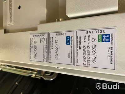 Säkerhetsskåp med 1st nyckel samt 3 hyllplan, 150x58x40