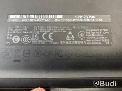 Dell Latitude 7480 8 GB DDR4 RAM, Core I5, 256 GB SSD, 14 tum ink laddare