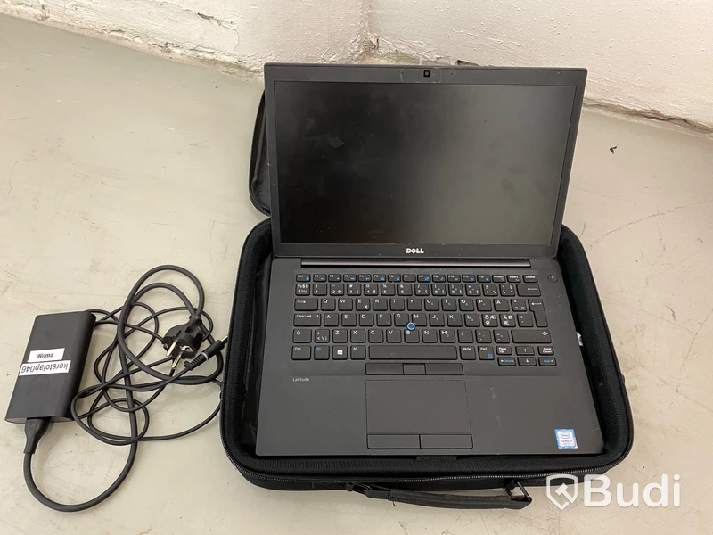 Dell Latitude 7480 8 GB DDR4 RAM, Core I5, 256 GB SSD, 14 tum ink laddare
