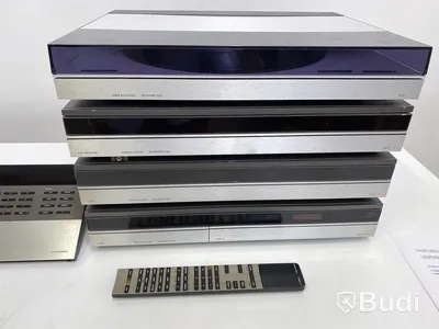 Bang Olufsen stereo, 6 delar, Master Control Panel 550, Beoprogram 5500, Beomaster 5500, Beocord 5500, Beogram CS 50