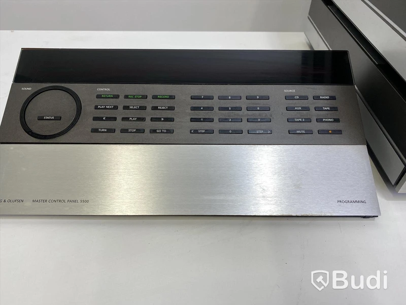 Bang Olufsen stereo, 6 delar, Master Control Panel 550, Beoprogram 5500, Beomaster 5500, Beocord 5500, Beogram CS 50
