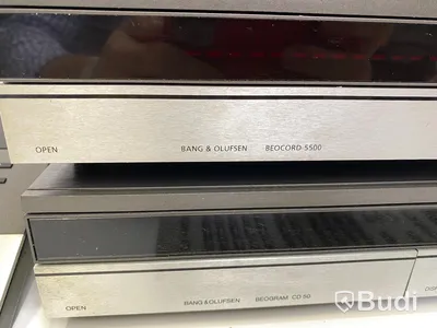 Bang Olufsen stereo, 6 delar, Master Control Panel 550, Beoprogram 5500, Beomaster 5500, Beocord 5500, Beogram CS 50