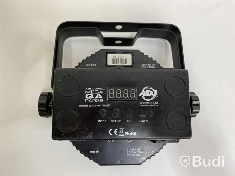 6 x American DJ MEGA QA PAR38 lampor