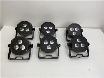 6 x American DJ MEGA QA PAR38 lampor
