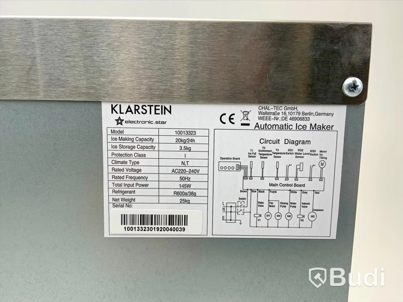IS MASKIN, KLARSTEIN