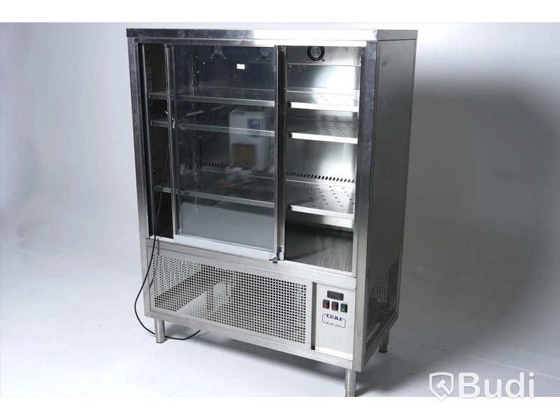 Kyldisk med skjutdörrar - KEMA Blue Line (Ca Mått: B120 x D60 x H162 cm)