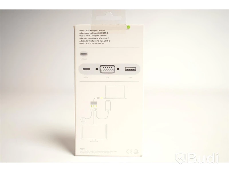 Multiport Adapter - 2 st. Apple, USB-C to VGA. Ny, Obruten förpackning.